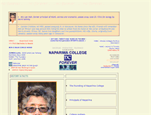 Tablet Screenshot of naparima.org